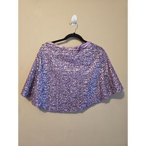 AMERICAN GIRL Girl’s ISABELLE PURPLE SEQUIN DANCE SKIRT Large 14/16